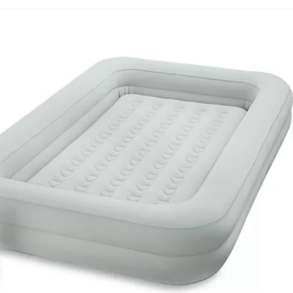 Intex toddler size air mattress with bumber